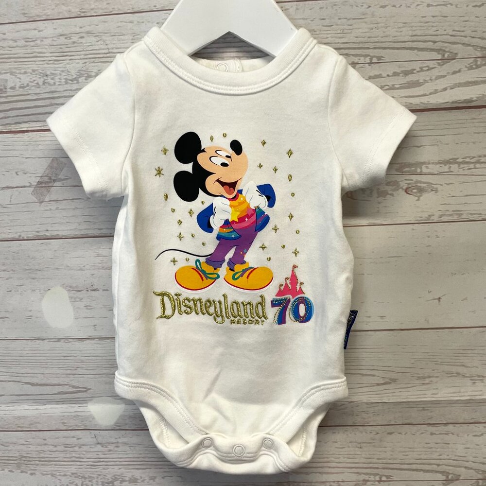 Disney Baby 70th Anniversary onesie, new!